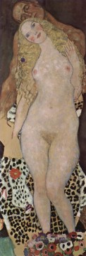 pre - Adam und Eva Gustav Klimt Nacktheit Impressionismus